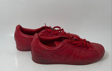 Load image into Gallery viewer, Adidas Mens Superstar II Red Leather Lace-Up Low Top Sneaker Shoes Size 11
