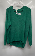 Load image into Gallery viewer, H&M Womens Green Long Sleeve V-Neck Regular Fit Pullover Sweater Size S