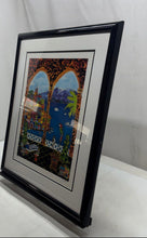Load image into Gallery viewer, Colorful Coastal Mediterranean Framed Wall Decor Art Print Signed By Stockdale