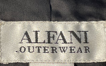 Load image into Gallery viewer, Alfani Womens Black Leather Long Sleeve Notch Collar Jacket Size Medium