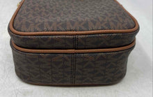 Load image into Gallery viewer, Michael Kors Womens Jet Set Travel Brown Leather Signature Print Crossbody Bag
