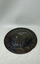 Load image into Gallery viewer, Copper Green And Gold Color Round Decorative Wall Plaque 3 Pieces