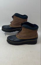 Load image into Gallery viewer, London Fog Womens Catskill Brown Green Navy Zipper Duck Toe Snow Boots Size 7M