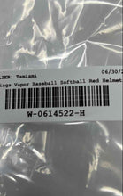 Load image into Gallery viewer, Rawlings Vapor Red Baseball Softball Face Guard Batting Helmet One Size 6.5-7.5