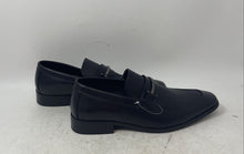 Load image into Gallery viewer, Calvin Klein Mens Black Square Toe Formal Slip-On Loafer Shoes Size 9