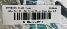 Load image into Gallery viewer, Authentic Nike Womens Air Max Plus TN Green White Sneaker Shoes Size 9.5 Stained