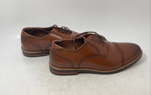 Load image into Gallery viewer, Nunn Bush Mens Centro Flex Brown Leather Cap Toe Oxford Dress Shoes Size 10.5W
