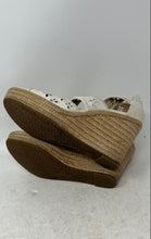 Load image into Gallery viewer, Michael Kors Womens Damita Cream Open-Toe Wedge Platform Sandals Size 10M