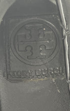 Load image into Gallery viewer, Authentic Tory Burch Womens Black Leather Quilted Ballet Flats Size 8M Worn