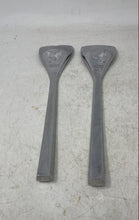 Load image into Gallery viewer, Vera Wang Wedgwood Silver-Tone Stainless Steel Salad Serving Spoons Set 2 Pcs