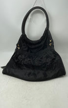 Load image into Gallery viewer, JPK Paris Womens Black Inner Outer Pockets Double Handles Tassel Hobo Bag