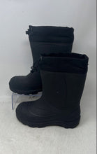 Load image into Gallery viewer, Kamik Kids Snobuster1 Black Round Toe Pull-On Waterproof Snow Boots Size 1