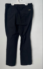 Load image into Gallery viewer, Lilly Pulitzer Womens Black Flat Front Bootcut Leg Chino Pants Size 16