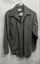 Load image into Gallery viewer, Alfani Mens Gray Cotton Long Sleeve Pocket Regular Fit Dress Shirt Size 15 32-33