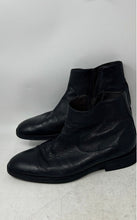 Load image into Gallery viewer, Flag Ltd Mens Monroe 834FL0007 Black Leather Side-Zip Ankle Dress Boots Size 10M