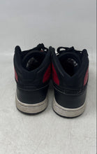 Load image into Gallery viewer, Nike Kids Jordan Access Red Black Leather Lace-Up Mid Top Sneaker Shoes Size 5Y