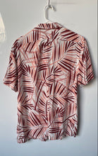 Load image into Gallery viewer, Express Mens Multicolor Palm Leaf Short Sleeve Hawaiian Button-Up Shirt Size S