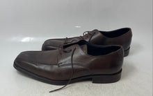 Load image into Gallery viewer, Kenneth Cole Mens Brown Leather Lace-Up Almond Toe Derby Dress Shoes Size 10.5