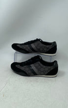 Load image into Gallery viewer, Coach Womens Kelson Q7839 Black Signature Suede Lace-Up Sneakers Shoes Size 9B