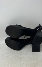Load image into Gallery viewer, Marc Fisher Womens Black Adjustable Strap Block Heel Platform Sandals Size 11 M