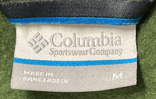 Load image into Gallery viewer, Columbia Mens Dark Green 1/4 Zip Fleece Pullover Sweatshirt Size Medium