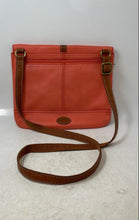 Load image into Gallery viewer, Fossil Womens Brown Orange Adjustable Strap Shoulder Crossbody Handbag
