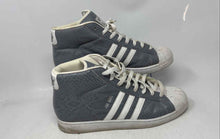 Load image into Gallery viewer, Adidas Mens Pro Model Gray White Snakeskin Print Lace-Up Sneaker Shoes Size 11