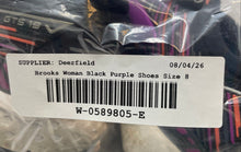 Load image into Gallery viewer, Brooks Womens Adrenaline GTS 19 1202841B080 Black Purple Sneaker Shoes Size 8B