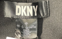 Load image into Gallery viewer, DKNY Womens Black Sleeveless Button-Front Sheath Dress Size 14 With Tag