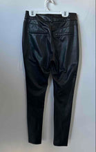 Load image into Gallery viewer, Guess Womens Black Leather Pockets Skinny Leg Trouser Pants Size Small