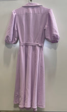 Load image into Gallery viewer, Sharagano Womens Light Purple Puff Sleeve Shirt Dress Size 6 With Tag