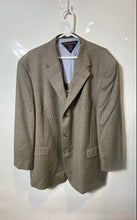 Load image into Gallery viewer, Tommy Hilfiger Mens Brown Printed Single-Breasted Notch Lapel Blazer Size 48R
