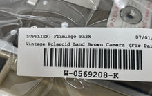 Load image into Gallery viewer, Vintage Polaroid Model 80 Brown Classic Land Camera With Wrist Strap