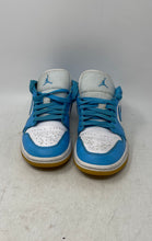 Load image into Gallery viewer, Nike Womens Air Jordan 1 Low DC0774-104 Blue White Lace-Up Sneaker Shoes Size 7