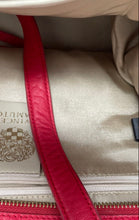 Load image into Gallery viewer, Vince Camuto Womens Livy Red Leather Pebbled Designer Double Handles Tote Bag