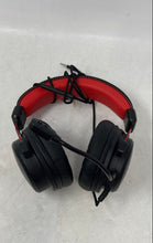 Load image into Gallery viewer, Red And Black Boom Microphone Adjustable Headband Over-Ear Wired Gaming Headset