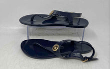 Load image into Gallery viewer, Michael Kors Womens Lillie Jelly Dark Blue Open Toe Thong Sandals Size 8 M