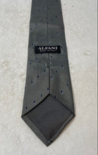 Load image into Gallery viewer, Alfani Mens Gray Blue Geometric Embroidered Adjustable Formal Designer Tie