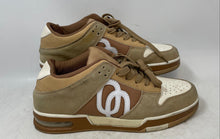 Load image into Gallery viewer, Ordinary Odds Mens Double O Brown White Lace-Up Sneaker Shoes Size 10