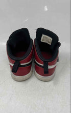 Load image into Gallery viewer, Nike Kids Sky Jordan 1 Black Red Leather Sneakers Shoes Size 9C