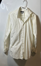 Load image into Gallery viewer, Hugo Boss Mens White Cotton Long Sleeve Collared Sharp Fit Dress Shirt Size 15