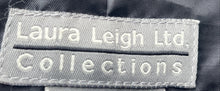 Load image into Gallery viewer, Laura Leigh Womens Black Sleeveless Collared Full-Zip Vest Size Large