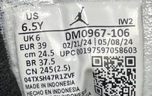 Load image into Gallery viewer, Nike Boys Air Jordan 3 DM0967-106 White Gray Lace-Up Sneakers Shoes Size 6.5Y