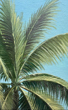 Load image into Gallery viewer, Large Palm Tree Beach House Coastal Landscape Wall Decor Framed Art Painting