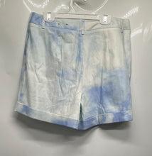 Load image into Gallery viewer, INC International Concepts Womens White Blue Tie Dye Chino Shorts Size 6
