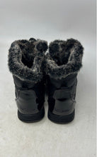 Load image into Gallery viewer, Totes Womens Lindsay Black Waterproof Quilted Drawstring Snow Boots Size 8W