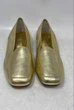 Load image into Gallery viewer, Enzo Angiolini Womens Liberty Gold Tone Leather Slip-On Loafer Shoes Size 9M