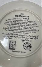 Load image into Gallery viewer, Edwin M. Knowles The Pheasant Ceramic Decorative Collector Plate In Box COA