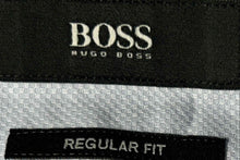 Load image into Gallery viewer, Hugo Boss Mens Light Blue Regular Fit Collared Dress Shirt Size 16 34/35