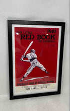 Load image into Gallery viewer, The Little Red Book Of Baseball 1961 36th Annual Edition Framed Poster